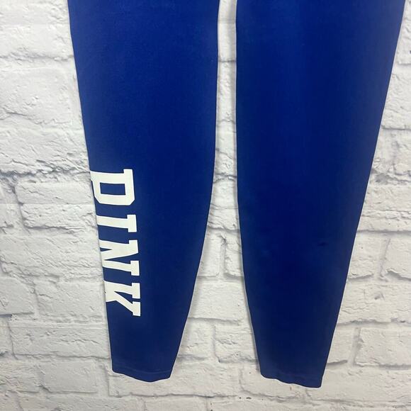 Victoria’s Secret Pink Active Royal Blue Workout Leggings - Picture 7 of 9